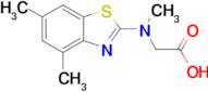 n-(4,6-Dimethylbenzo[d]thiazol-2-yl)-N-methylglycine