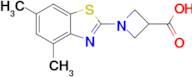 1-(4,6-Dimethylbenzo[d]thiazol-2-yl)azetidine-3-carboxylic acid