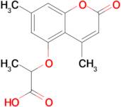 2-((4,7-Dimethyl-2-oxo-2h-chromen-5-yl)oxy)propanoic acid