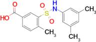 3-(n-(3,5-Dimethylphenyl)sulfamoyl)-4-methylbenzoic acid