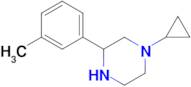 1-Cyclopropyl-3-(m-tolyl)piperazine