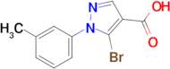 5-Bromo-1-(m-tolyl)-1h-pyrazole-4-carboxylic acid