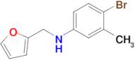 4-Bromo-N-(furan-2-ylmethyl)-3-methylaniline