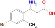 3-Amino-3-(4-bromo-2-methylphenyl)propanoic acid