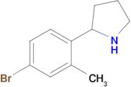 2-(4-Bromo-2-methylphenyl)pyrrolidine