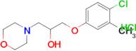 1-(4-Chloro-3-methylphenoxy)-3-morpholinopropan-2-ol hydrochloride