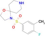 4-((4-Fluoro-3-methylphenyl)sulfonyl)-1-oxa-4,8-diazaspiro[4.5]decane