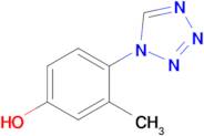 3-Methyl-4-(1h-tetrazol-1-yl)phenol