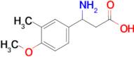 3-Amino-3-(4-methoxy-3-methylphenyl)propanoic acid