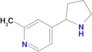 2-Methyl-4-(pyrrolidin-2-yl)pyridine