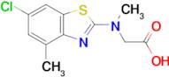 n-(6-Chloro-4-methylbenzo[d]thiazol-2-yl)-N-methylglycine