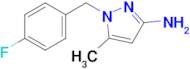 1-[(4-fluorophenyl)methyl]-5-methyl-1H-pyrazol-3-amine