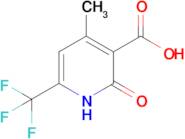 4-methyl-2-oxo-6-(trifluoromethyl)-1,2-dihydropyridine-3-carboxylic acid