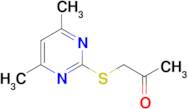 1-((4,6-Dimethylpyrimidin-2-yl)thio)propan-2-one