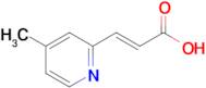 (E)-3-(4-Methylpyridin-2-yl)acrylic acid