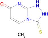 5-methyl-3-sulfanylidene-1H,2H,3H,7H-[1,2,4]triazolo[4,3-a]pyrimidin-7-one