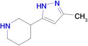 3-(3-methyl-1H-pyrazol-5-yl)piperidine