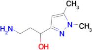 3-Amino-1-(1,5-dimethyl-1h-pyrazol-3-yl)propan-1-ol