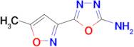 5-(5-methyl-1,2-oxazol-3-yl)-1,3,4-oxadiazol-2-amine