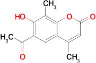 6-Acetyl-7-hydroxy-4,8-dimethyl-2h-chromen-2-one