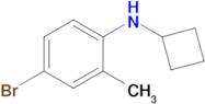 4-Bromo-N-cyclobutyl-2-methylaniline