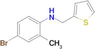 4-Bromo-2-methyl-N-(thiophen-2-ylmethyl)aniline