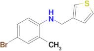 4-Bromo-2-methyl-N-(thiophen-3-ylmethyl)aniline