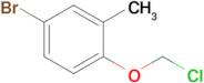 4-Bromo-1-(chloromethoxy)-2-methylbenzene