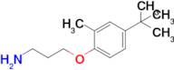 3-(4-(Tert-butyl)-2-methylphenoxy)propan-1-amine