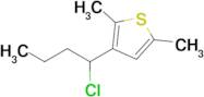 3-(1-Chlorobutyl)-2,5-dimethylthiophene