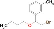 1-(2-Bromo-1-butoxyethyl)-3-methylbenzene