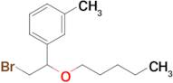 1-(2-Bromo-1-(pentyloxy)ethyl)-3-methylbenzene