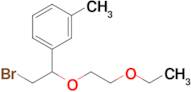 1-(2-Bromo-1-(2-ethoxyethoxy)ethyl)-3-methylbenzene