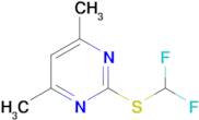 2-((Difluoromethyl)thio)-4,6-dimethylpyrimidine