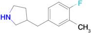 3-(4-Fluoro-3-methylbenzyl)pyrrolidine