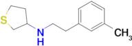 n-(3-Methylphenethyl)tetrahydrothiophen-3-amine