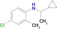 4-Chloro-N-(1-cyclopropylethyl)-2-methylaniline