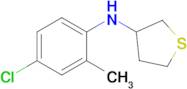 n-(4-Chloro-2-methylphenyl)tetrahydrothiophen-3-amine