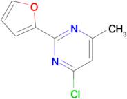 4-Chloro-2-(furan-2-yl)-6-methylpyrimidine