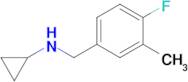 n-(4-Fluoro-3-methylbenzyl)cyclopropanamine