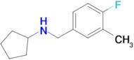 n-(4-Fluoro-3-methylbenzyl)cyclopentanamine