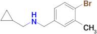 n-(4-Bromo-3-methylbenzyl)-1-cyclopropylmethanamine