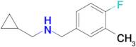 1-Cyclopropyl-N-(4-fluoro-3-methylbenzyl)methanamine