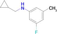 n-(Cyclopropylmethyl)-3-fluoro-5-methylaniline