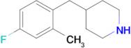 4-(4-Fluoro-2-methylbenzyl)piperidine