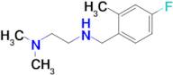 n1-(4-Fluoro-2-methylbenzyl)-n2,n2-dimethylethane-1,2-diamine