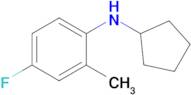 n-Cyclopentyl-4-fluoro-2-methylaniline