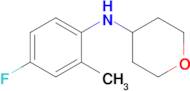 n-(4-Fluoro-2-methylphenyl)tetrahydro-2h-pyran-4-amine