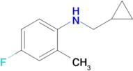 n-(Cyclopropylmethyl)-4-fluoro-2-methylaniline