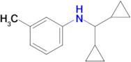 n-(Dicyclopropylmethyl)-3-methylaniline